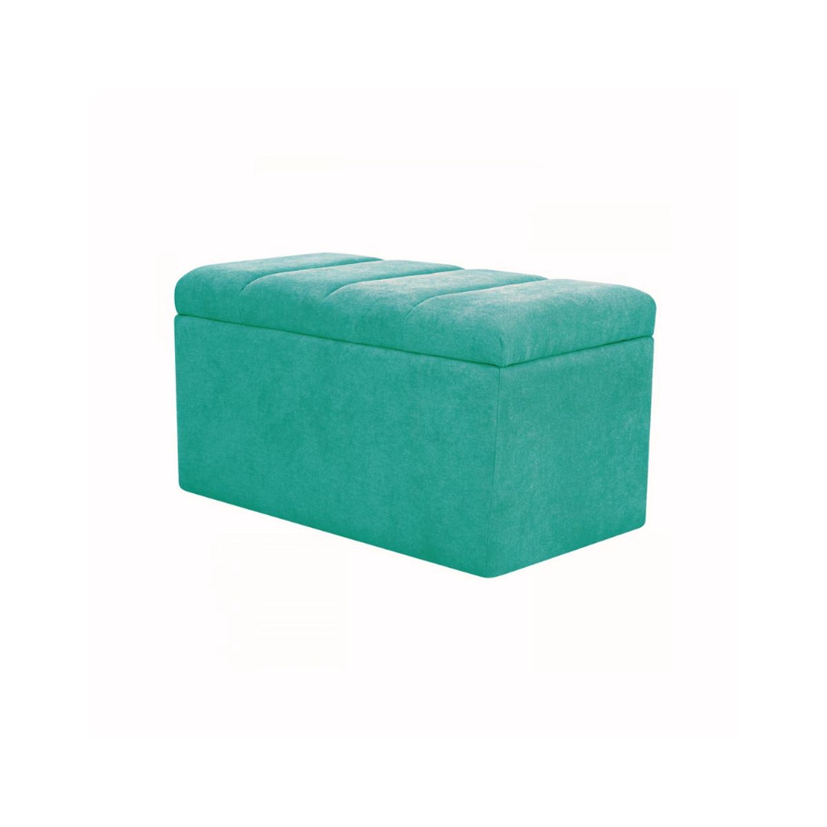 MUEBLES HVM - Banqueta Baúl Lineal  TURQUESA