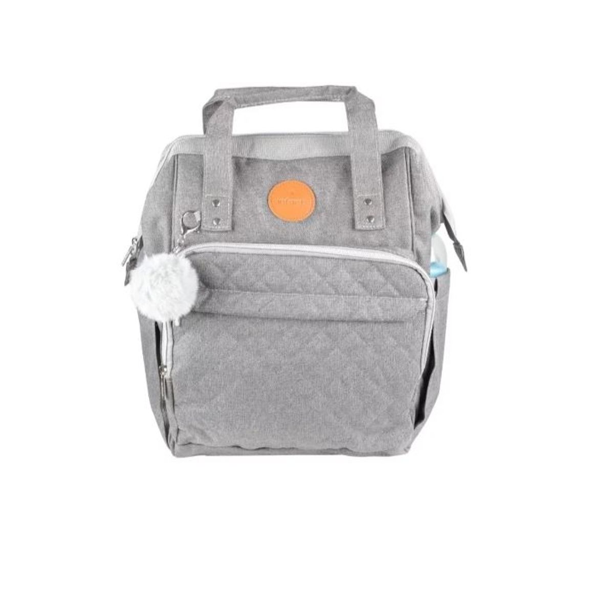 GENERICO - Mochila Pañalera Open Gris