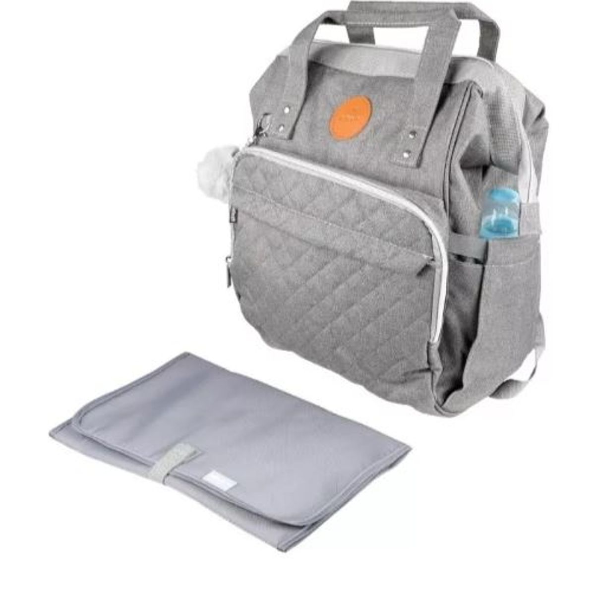 GENERICO - Mochila Pañalera Open Gris