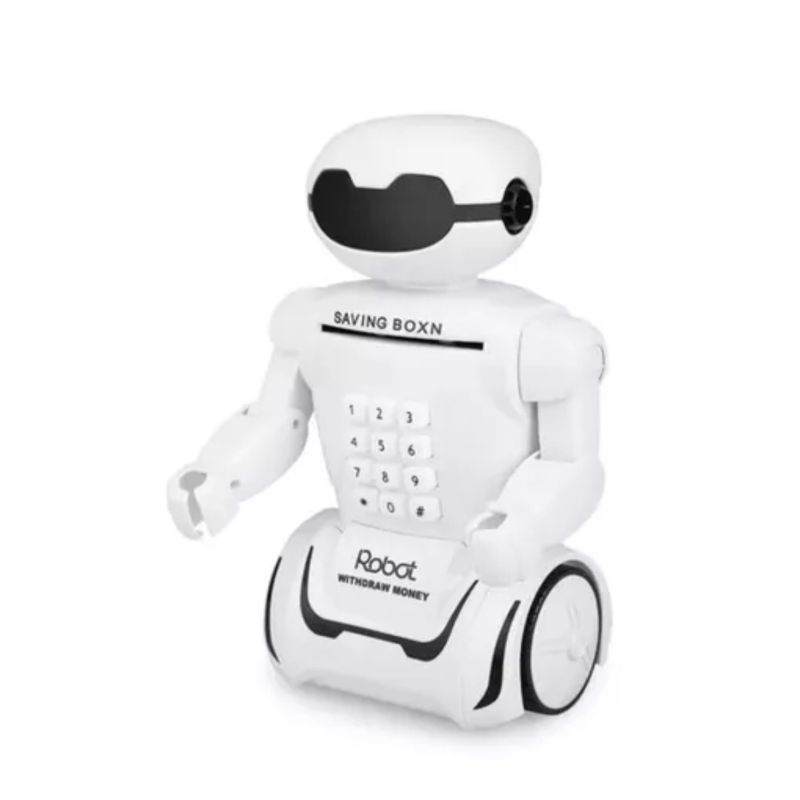 GENERICO - Robot Alcancia Tipo Cajero Automático Niños Luces Sonido