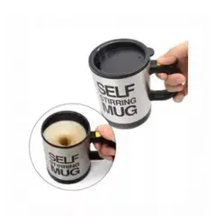 GENERICO - Tazón Mug Self Stirring + Revolvedor Automático Eléctrico