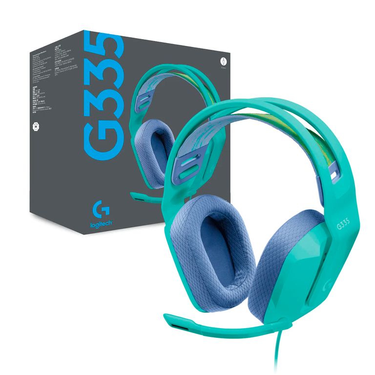 LOGITECH Audifono Gamer G335 Jack 3,5mm PC /Xbox/ PS4/Switch