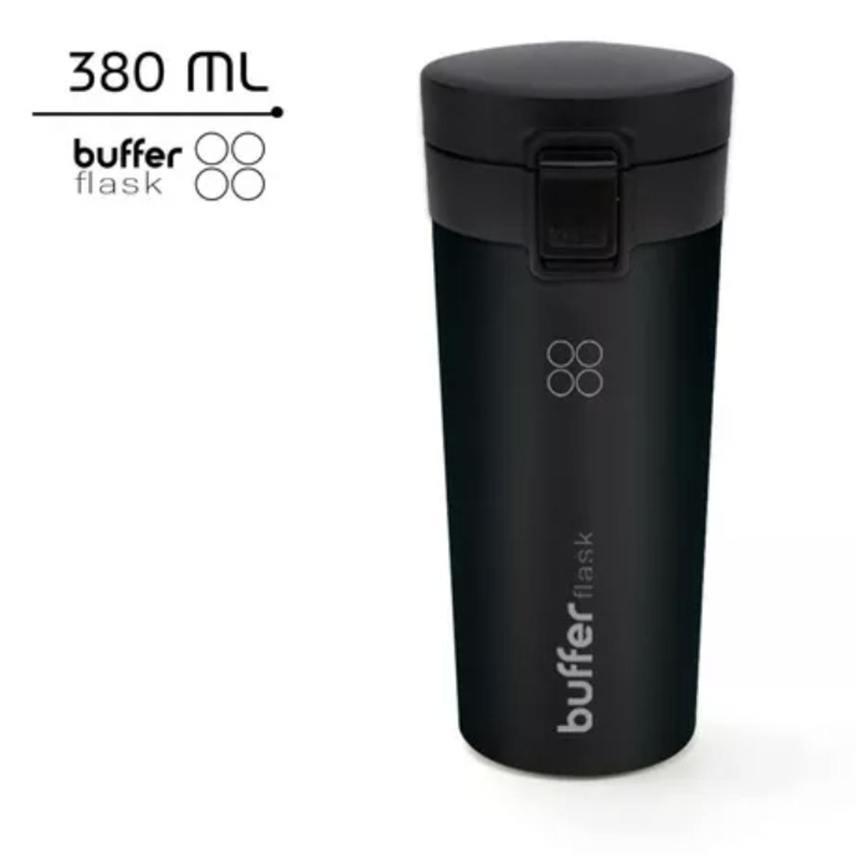 GENERICO - Termo Para Cafe Mug  Termico 380ml 13oz Sellable Color Negro