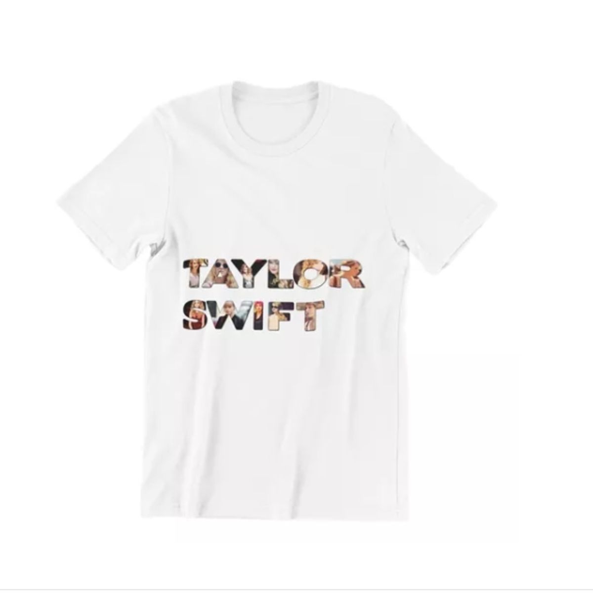 GENERICO - Polera Unisex Taylor Swift Musica Letras Estampado Algodon
