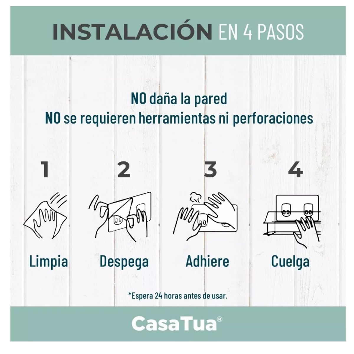 GENERICO - Esquinero Organizador Ducha Baño Adhesivo Set 2 Inoxidable