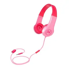 MOTOROLA - Audifonos Jr 200 On Ear Rosado Microfono Resistente