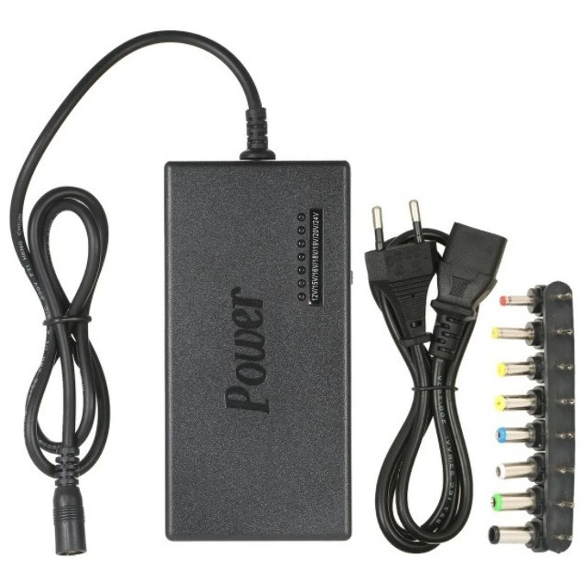 IRM - Adaptador De Corriente Universal Para Portátil 8 Unidad
