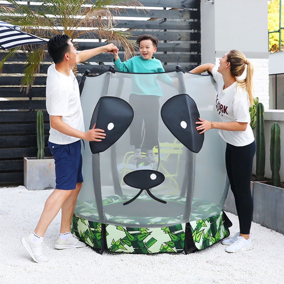SDFIT - Trampolín panda 55 cama elástica Techsport - TX-B7108-55