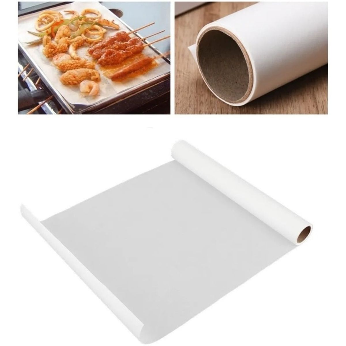 GENERICO - Rollo De Papel Mantequilla Papel Para Hornear 10Mts