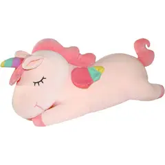 KUANGYE - Peluche Unicornio de Felpa 40 cm Rosado