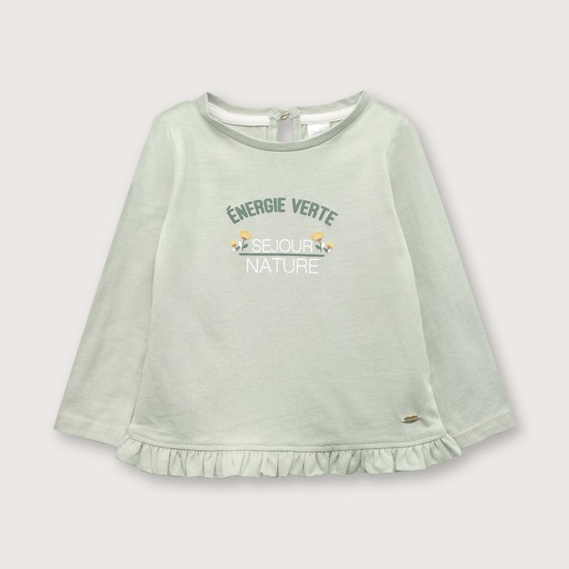 OPALINE - Polera Niña Verde 38884 Opaline_.