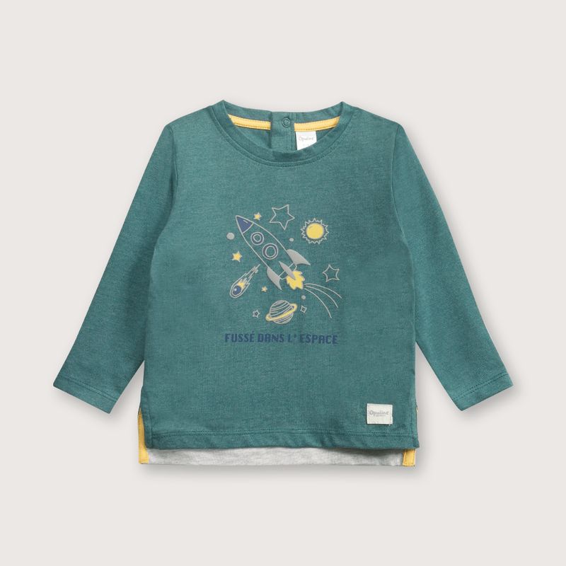 OPALINE - Polera Niño Verde 38788 Opaline