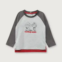 OPALINE - Polera Niño Gris 38961