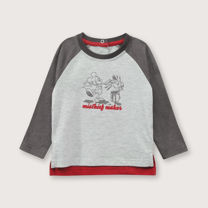 OPALINE - Polera Niño Gris 38961 Opaline