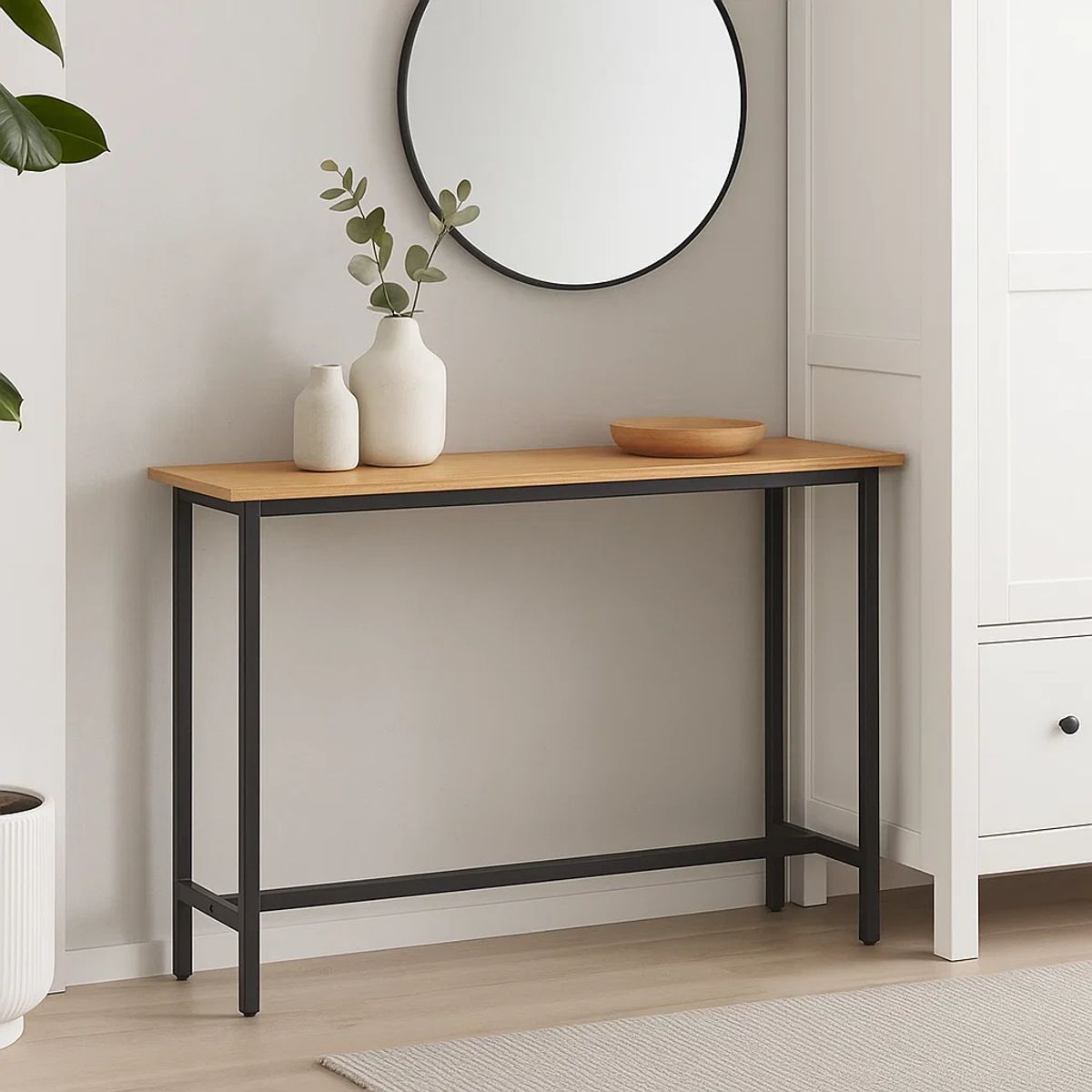 KLIK - Mesa de Arrimo o Bar Alta Rustik - Madera Clara