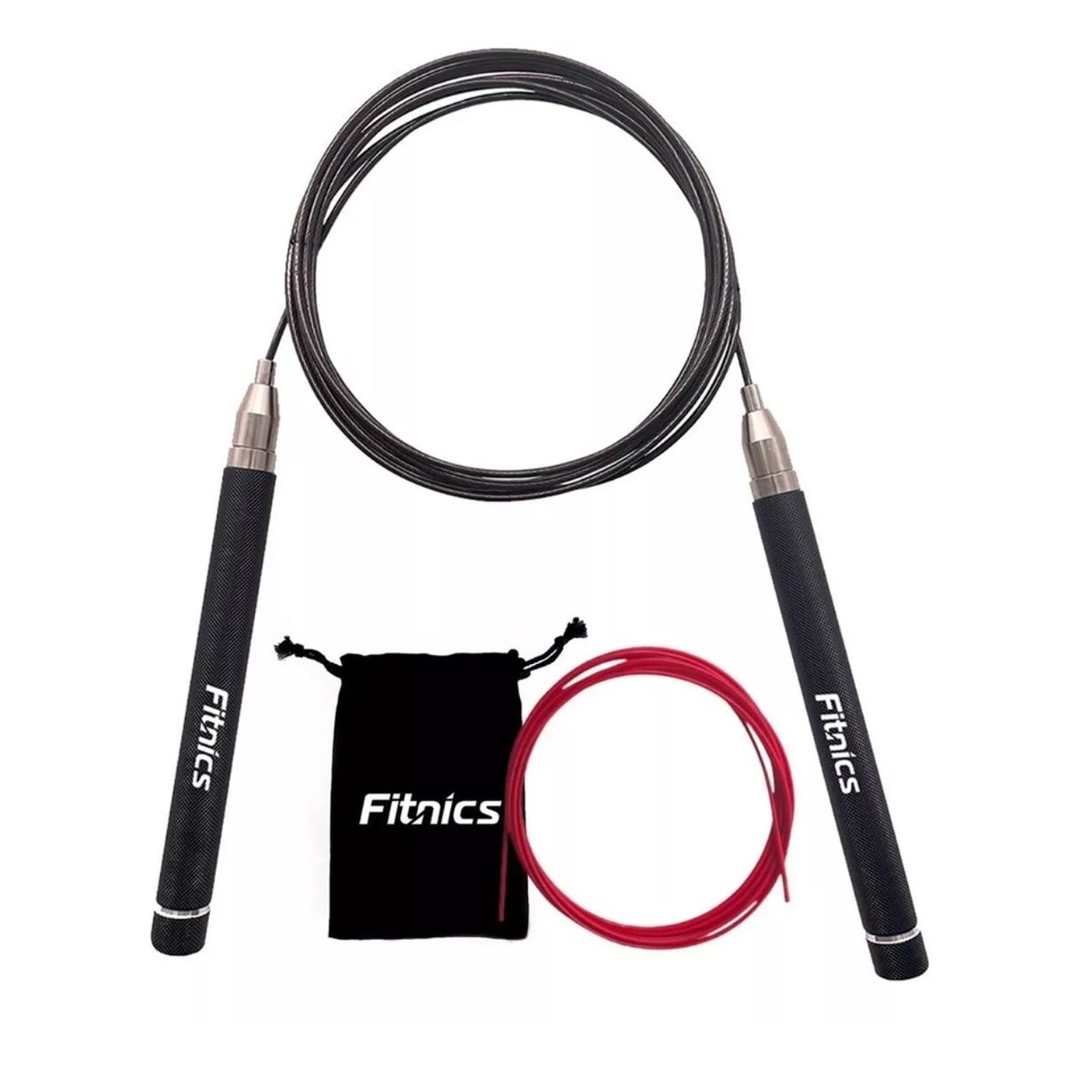 GENERICO - Cuerda Saltar De Velocidad Aluminio Fitnics Cardio Crossfit