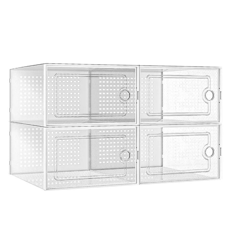 GENERICO - Caja Organizadora Zapatos Set X4 Banhaus Zapatero Apilable