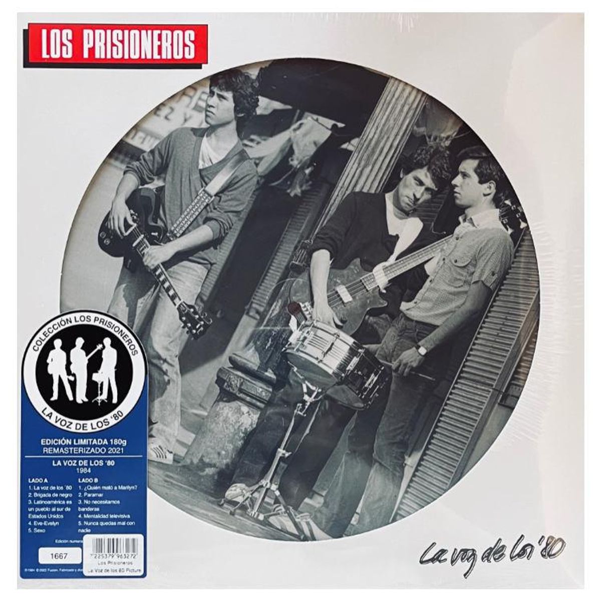 HITWAY MUSIC - LOS PRISIONEROS - LA VOZ DE LOS 80S PICTURE DISC - VINILO
