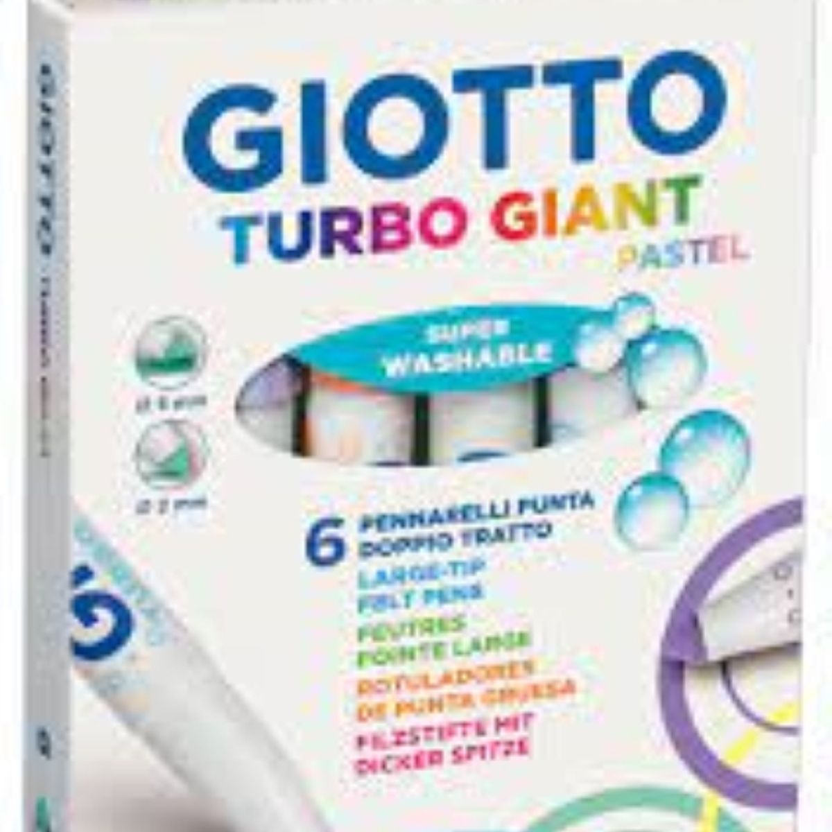 GIOTTO - Marcadores Giotto Turbo Giant Pastel