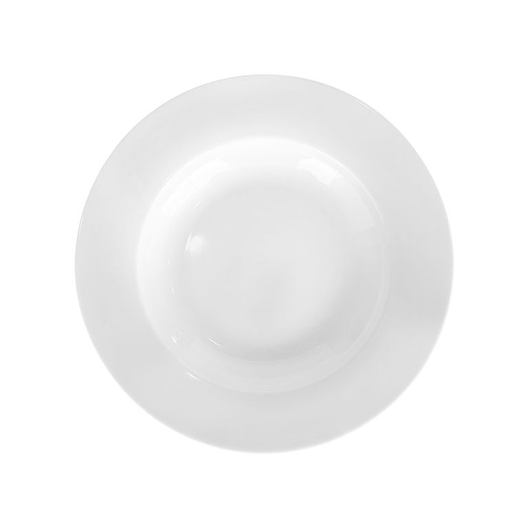 SET DE 6 PLATOS HONDO PORCELANA 23 CMS PADUA