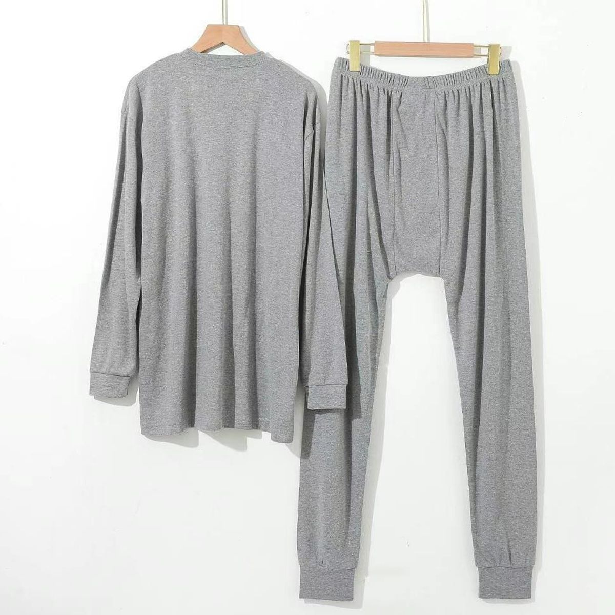 AGW - Pack 3 Camisetas + 3 Calzoncillos Largos Algodon