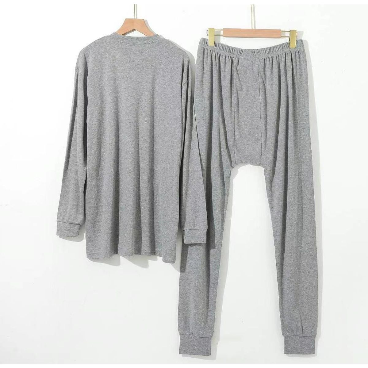 AGW - Pack 3 Camisetas + 3 Calzoncillos Largos Algodon