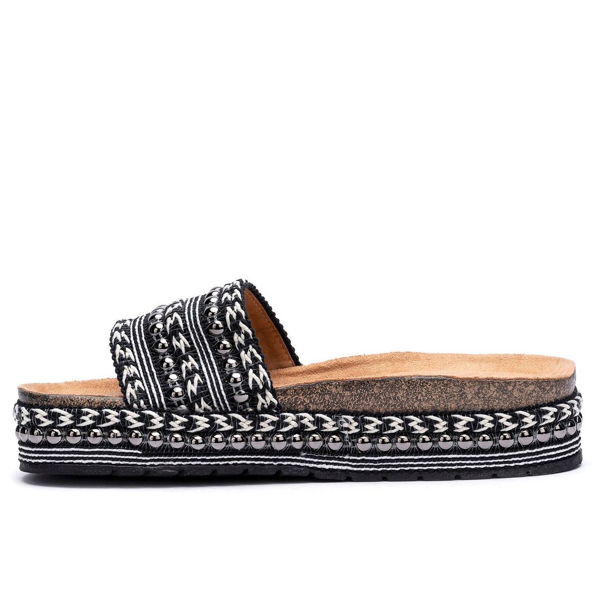 CHINITOWN - Sandalia Mujer Negro Agustina Chinitown