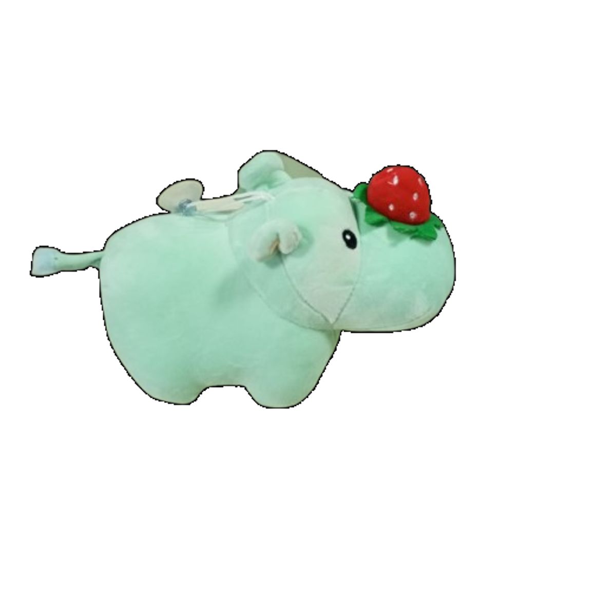 GENERICO - Peluche hipopotamos pequeño super suave 25cm  [ verde ]