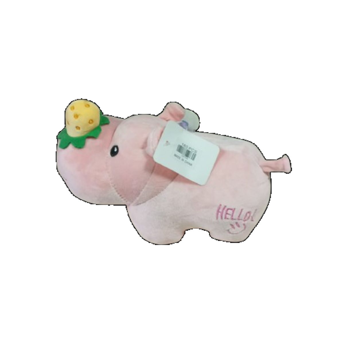 GENERICO - Peluche hipopotamos pequeño super suave 25cm  [ rosa ]