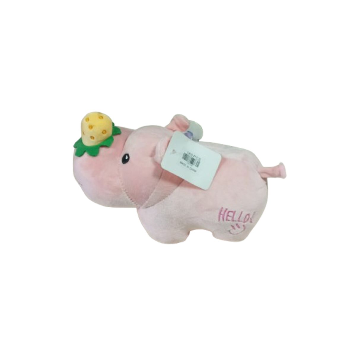 GENERICO - Peluche hipopotamos pequeño super suave 25cm  [ rosa ]