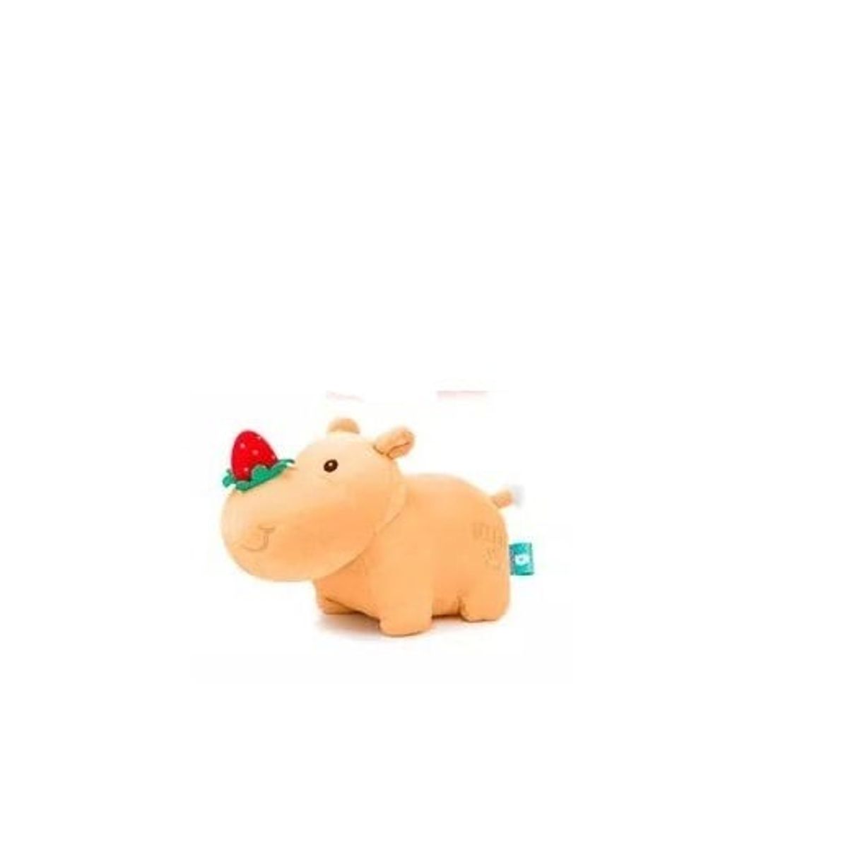 GENERICO - Peluche hipopotamos pequeño super suave 25cm  [ cafe ]