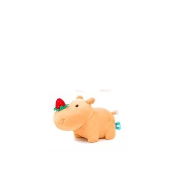 GENERICO - Peluche hipopotamos pequeño super suave 25cm  [ cafe ]