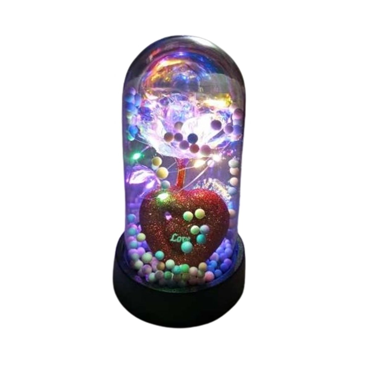 GENERICO - Mini cupula luminosos con luz 16cm