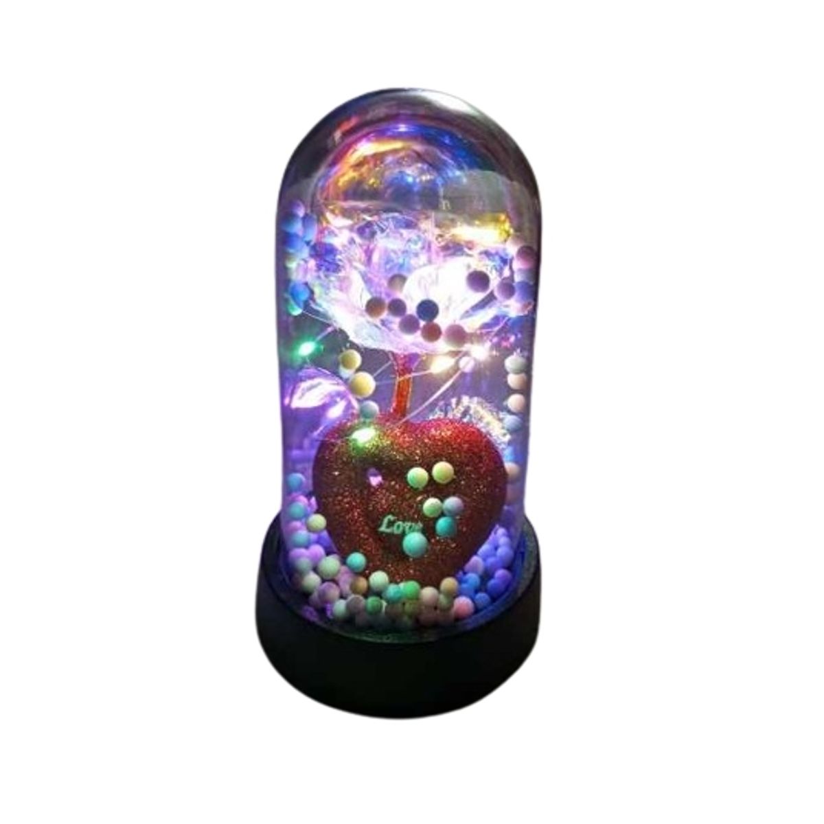 GENERICO - Mini cupula luminosos con luz 16cm