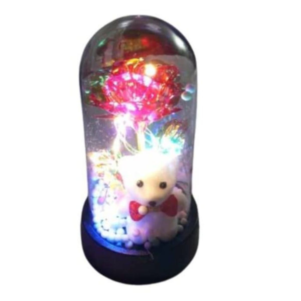 GENERICO - Mini cupula luminosos con luz 16cm