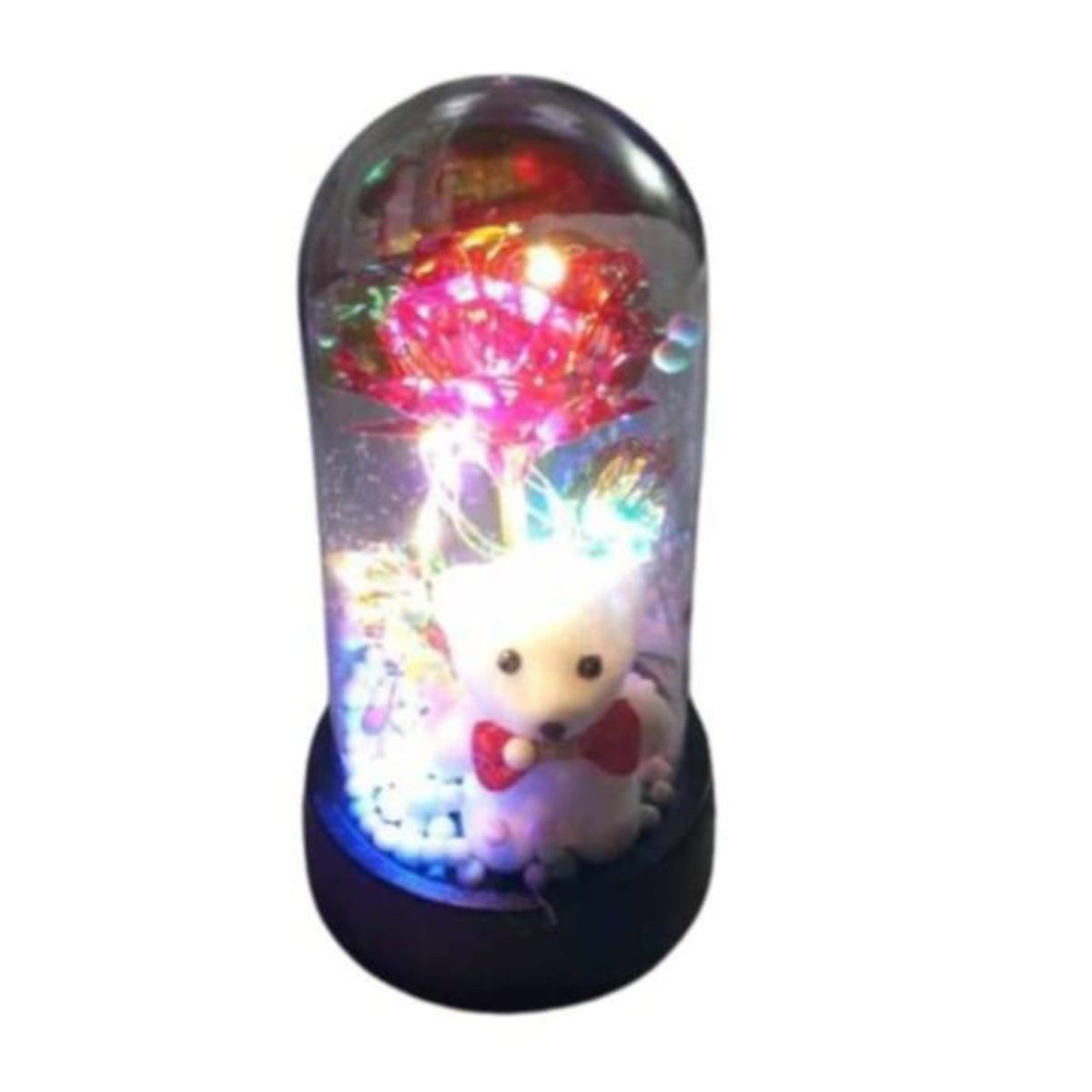 GENERICO - Mini cupula luminosos con luz 16cm