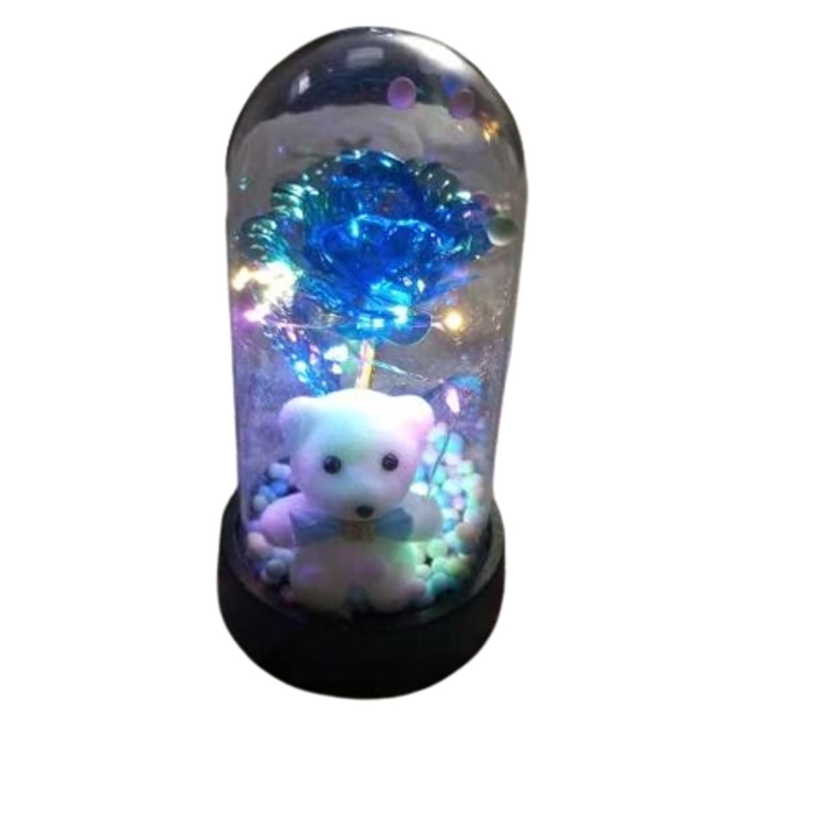 GENERICO - Mini cupula luminosos con luz 16cm