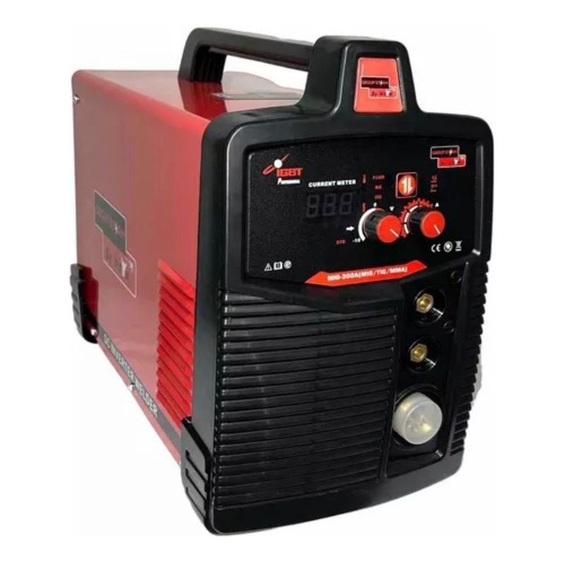 ALTERNATIVE - Soldadora 3 En 1 Mig Tig Arco 300a (solda Con Gas Y Sin Gas)