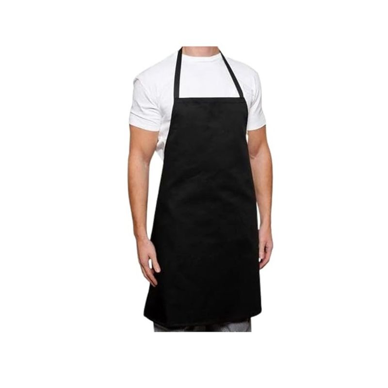 GENERICO - Delantal Cocina Corto Limpieza Restaurante Pechera Ajustable