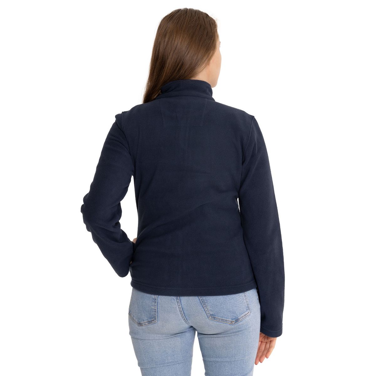 CAT - Polar Mujer Microfleece Full Zip Azul Marino CAT