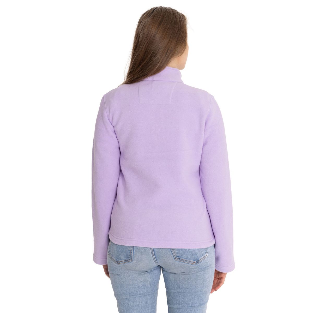 CAT - Polar Mujer Microfleece Quarter Zip Lila CAT