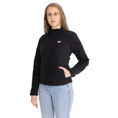 CAT - Polar Mujer Microfleece Full Zip Negro