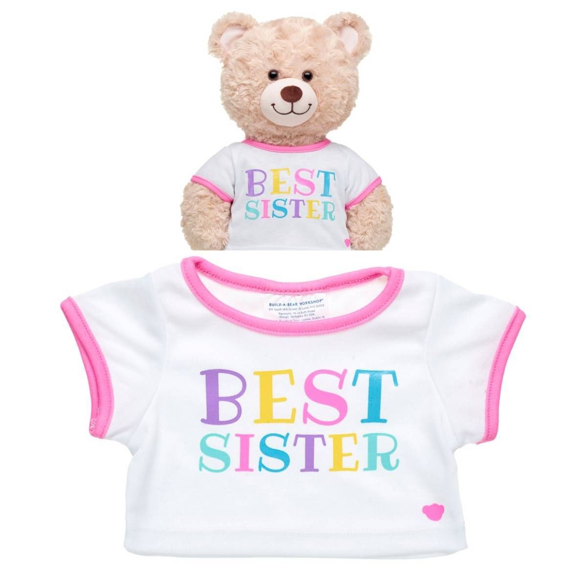 BUILD A BEAR - Polera Build a Bear mejor hermana para peluche