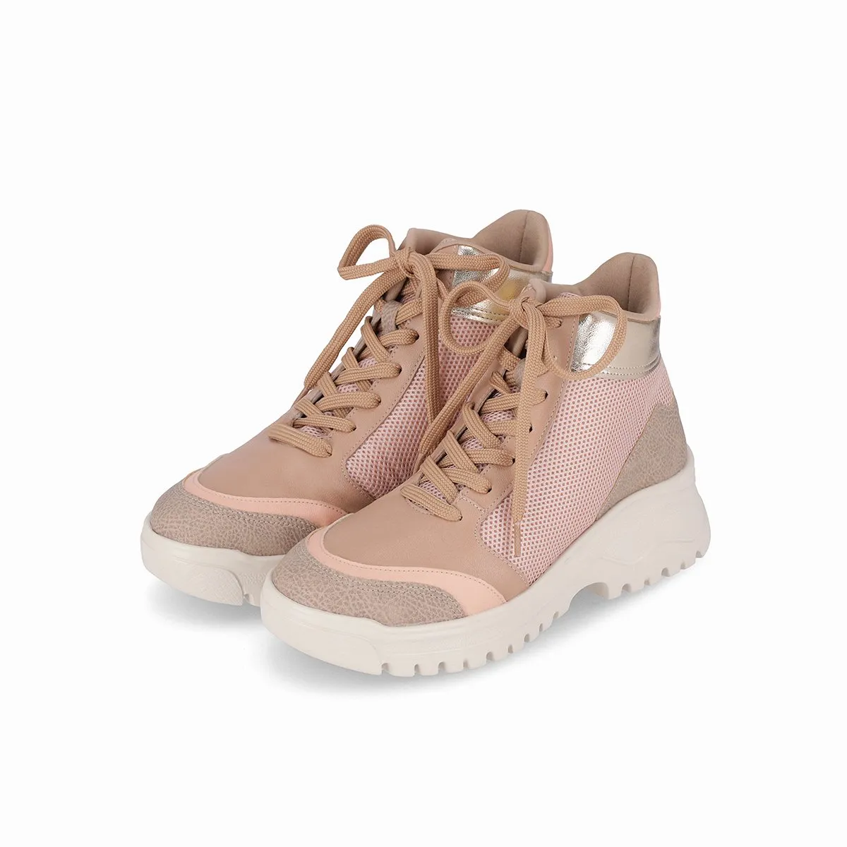 PICCADILLY - Zapatilla Urbana Mujer 2 Lana Rosa/Dorado Piccadilly