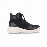 Zapatilla Urbana Mujer Negro Lana