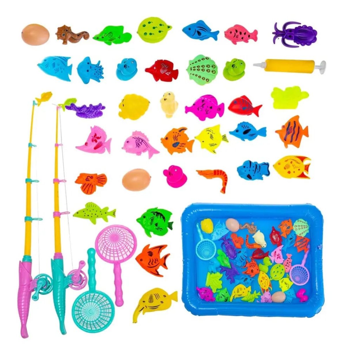 OEM - JUEGO DE PESCA MAGNETICO 26 PIEZAS