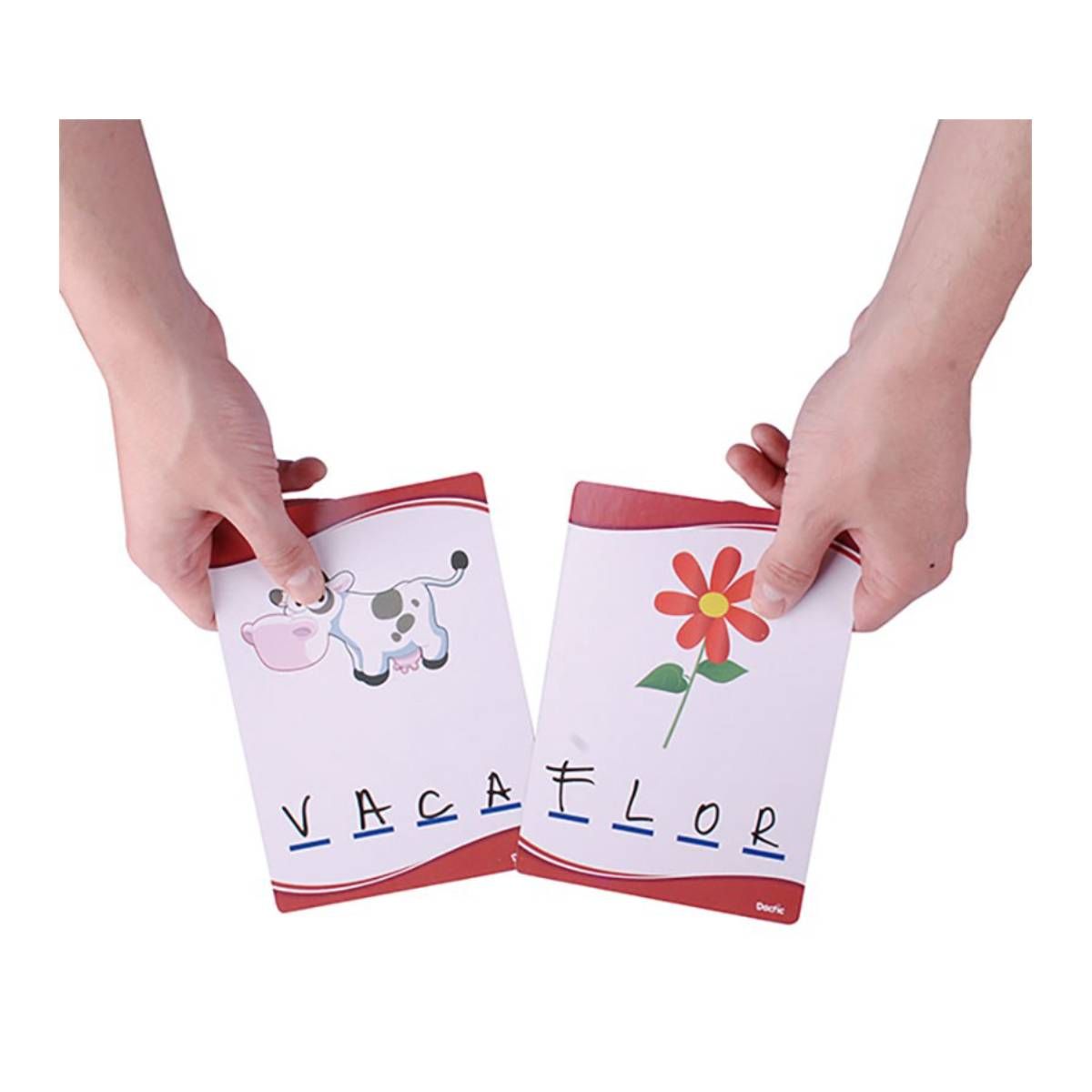 DACTIC - Láminas DACTIC escribe y aprende para bebés 56 tarjetas