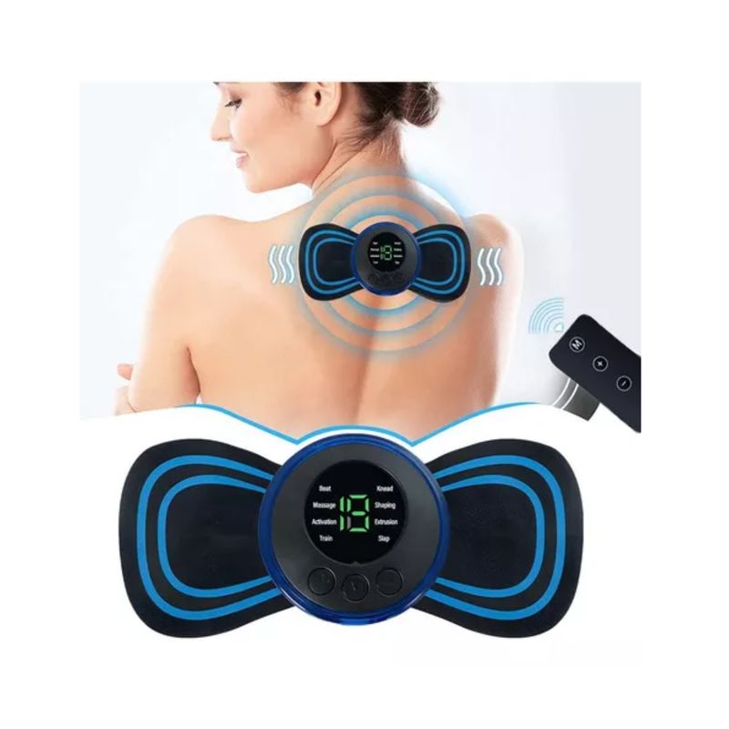 GENERICO - Mini Masajeador Electrico Con Pegatina Inteligente Masaje