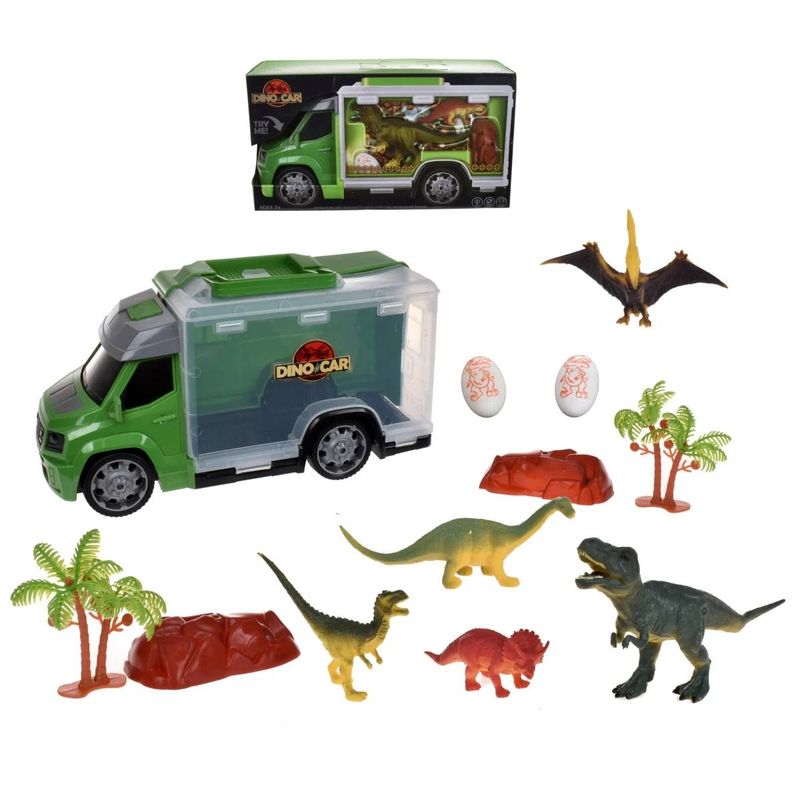 ANSALDO - Camion Transporte De Dinosaurios De 33 Cms