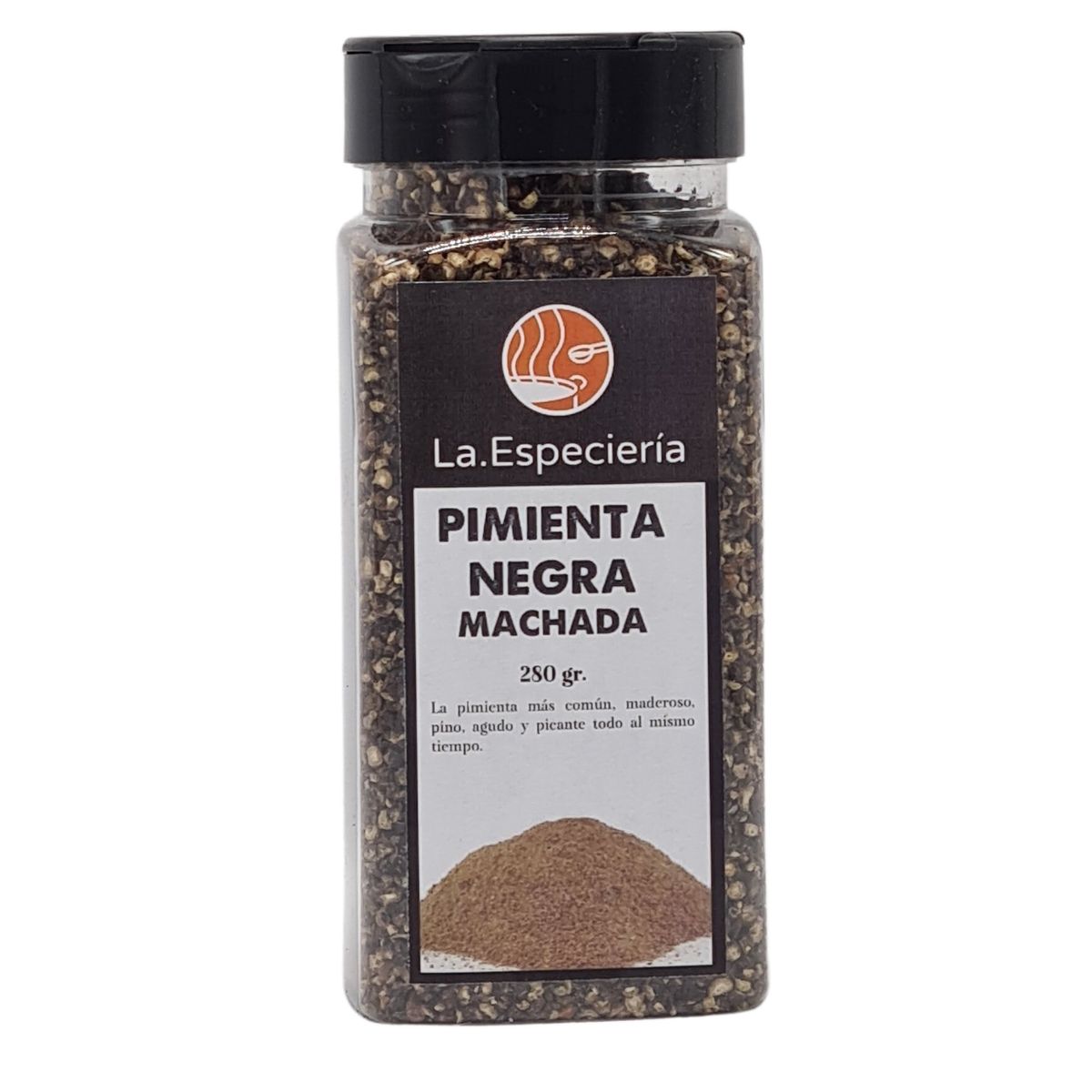 GENERICO - Pimienta Negra Machacada 280g La Especieria
